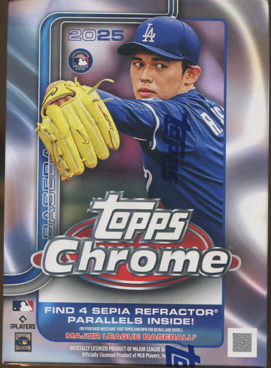 2025 Topps Chrome Baseball Blaster Box
