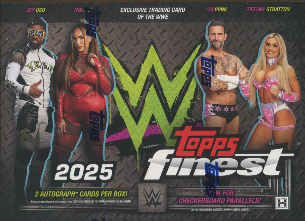 2025 Topps Finest WWE Hobby 8-Box Case