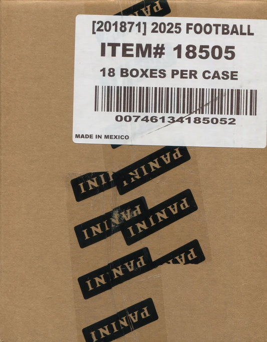 2025 Panini Donruss Football Hobby 18-Box Case