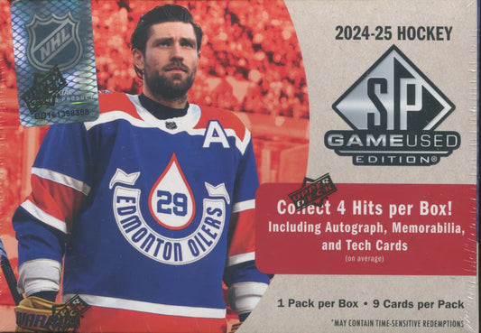 2024-25 Upper Deck SP Game Used Hockey Hobby Box