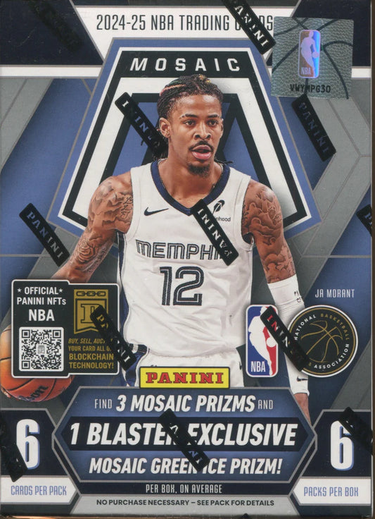 2024-25 Panini Mosaic Basketball Blaster Box(Green Ice)