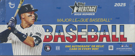 2025 Topps Heritage High Number Baseball Hobby Box