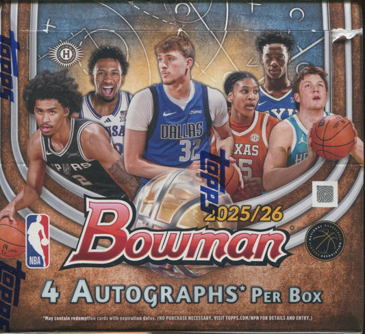 2025-26 Bowman Basketball Hobby Jumbo Box