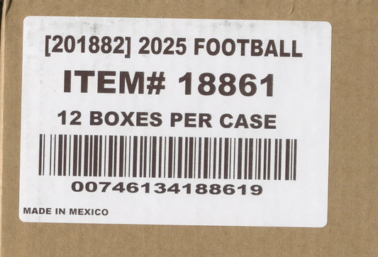 2025 Panini Select Football Hobby 12-Box Case