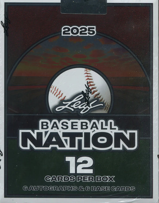 2025 Leaf Baseball Nation Hobby Box