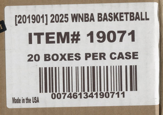 2025 Panini Select WNBA Basketball Hobby Blaster 20-Box Case