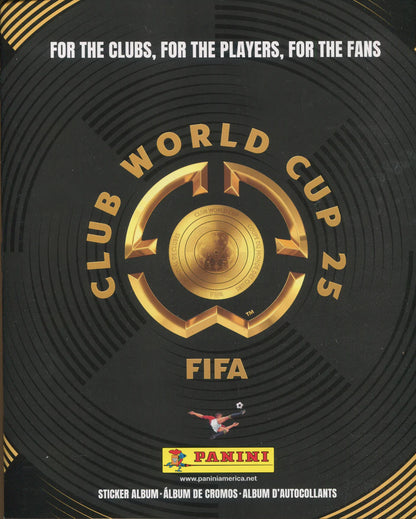 2025 Panini FIFA World Cup Club Soccer Stickers & Albums Display Case