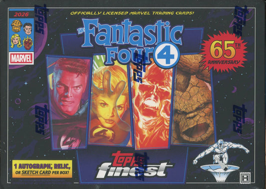 2026 Topps Marvel Finest The Fantastic Four 65th Anniversary Hobby Box