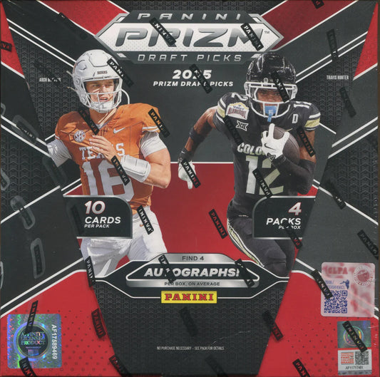 2025 Panini Prizm Draft Picks Collegiate Football Hobby Box