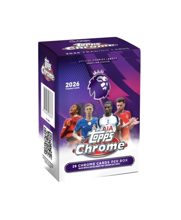 2026 Topps Chrome Premier League Soccer Blaster 40-Box Case
