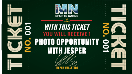 Jesper Wallstedt Photo Opportunity Ticket