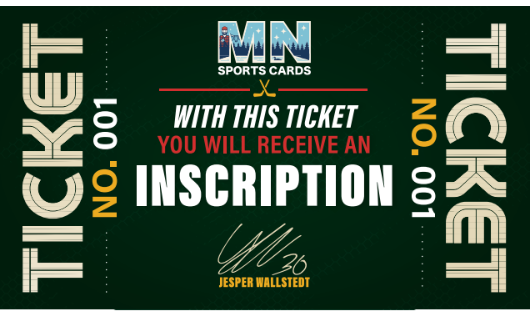 Jesper Wallstedt Inscription Ticket