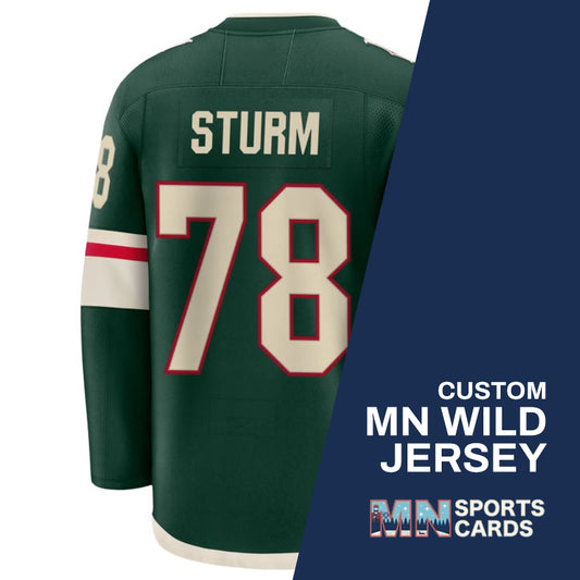 Nico Sturm Minnesota Wild Jersey - Green