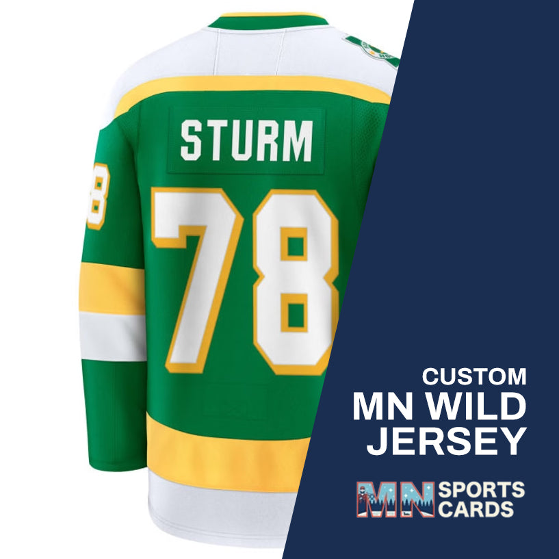 Nico Sturm Minnesota Wild Jersey - Retro