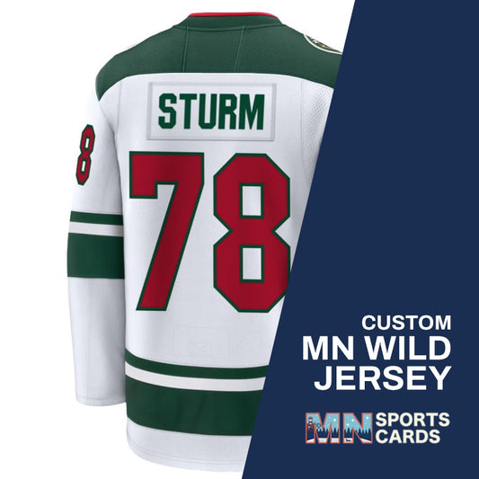 Nico Sturm Minnesota Wild Jersey - White