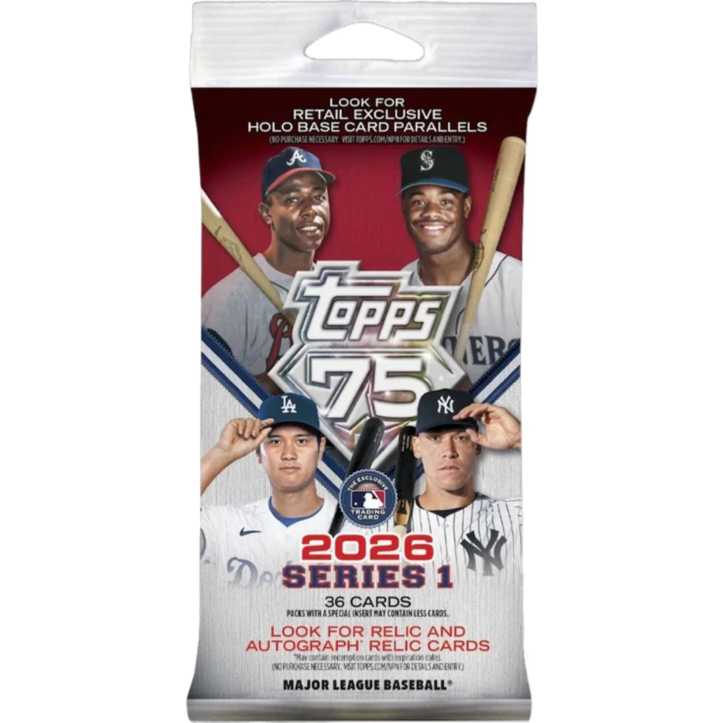 2026 Topps Series 1 Baseball Fat Pack 108-Pack Case