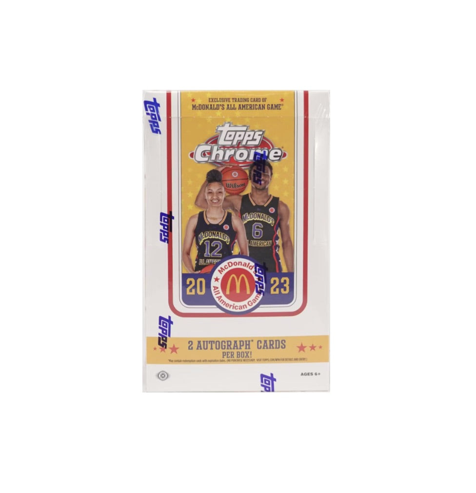 2023 Topps Chrome McDonald's Basketball Hobby Box