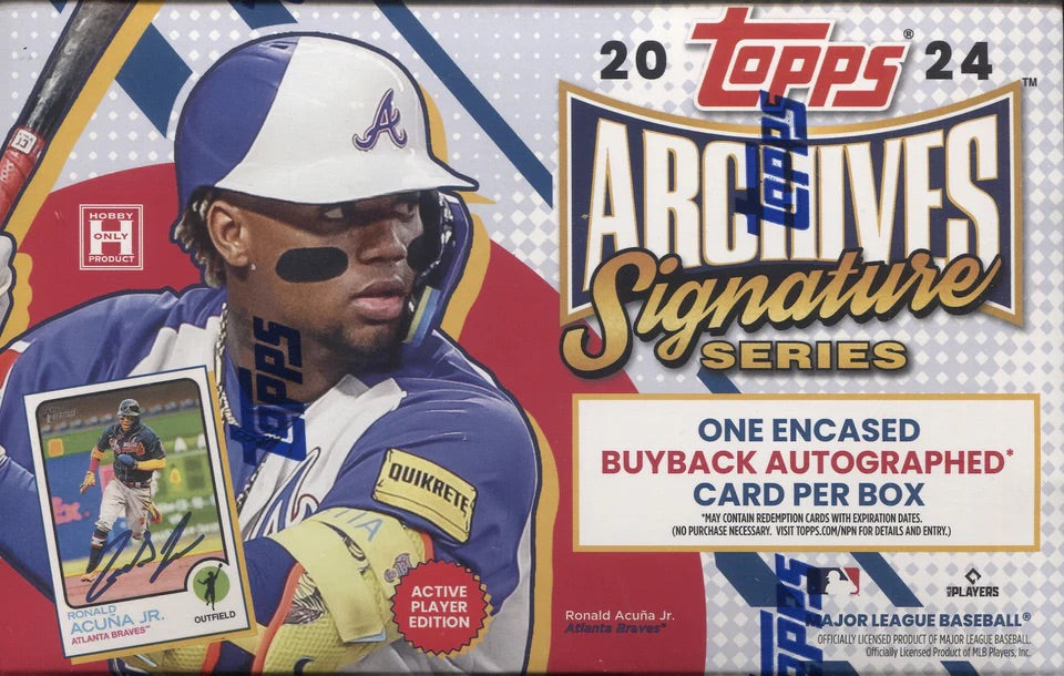 2024 Topps Archives Signature Series Active Player Edition Baseball Hobby Box