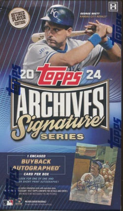 2024 Topps Archives Signature Series Retired Player Edition Hobby Box