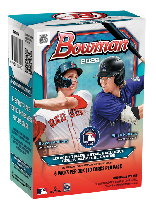 2026 Bowman Baseball Blaster Box (Green Parallels)
