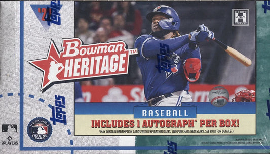 2022 Bowman Heritage Baseball Hobby Box