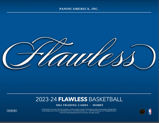 2023-24 Panini Flawless Basketball Hobby 2-Box Case