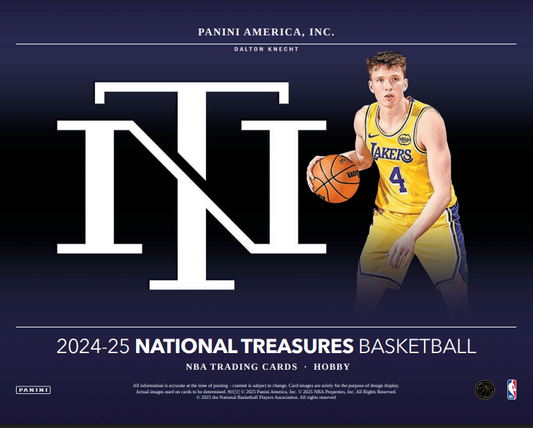2024-25 Panini National Treasures Basketball Hobby 4-Box Case