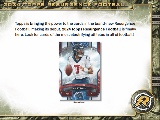 2024 Topps Resurgence Football Hobby 12-Box Case