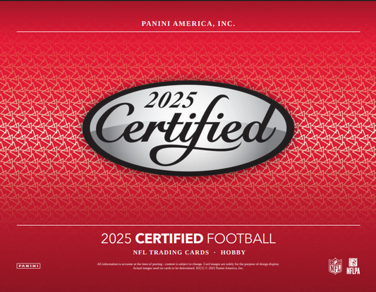 2025 Panini Certified Football Hobby Box