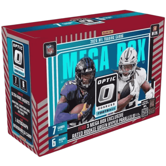 2025 Panini Donruss Optic Football Mega Box (Green Hyper Parallels)