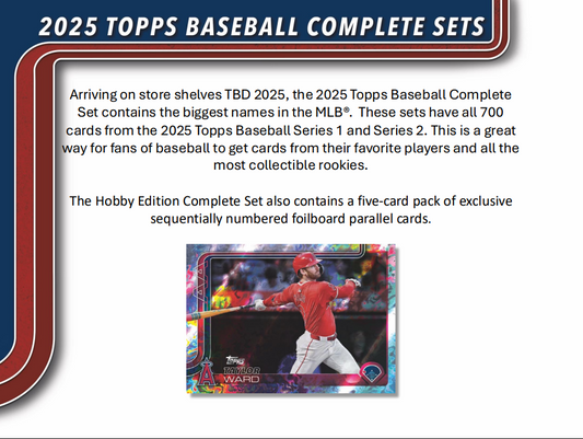 2025 Topps Complete Baseball Factory Set Hobby 12-Set Case