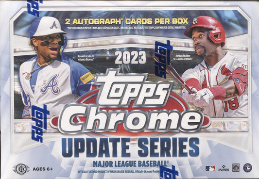 2023 Topps Chrome Update Series Breakers Delight Baseball Hobby Box