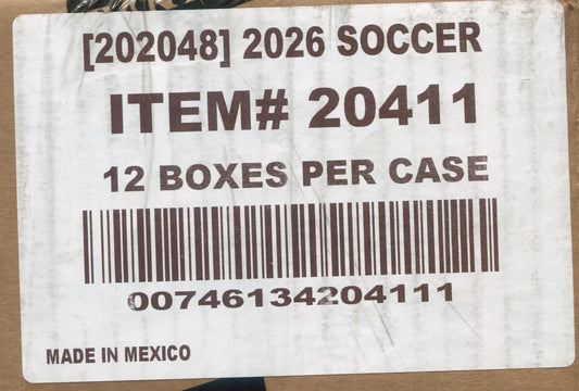 2026 Panini Donruss Optic NWSL Soccer Hobby 12-Box Case