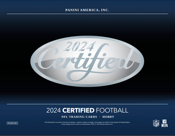 2024 Panini Certified Football Hobby 16-Box Case