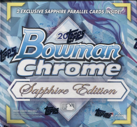 2023 Bowman Chrome Baseball Sapphire Edition Hobby Box