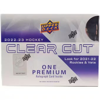 2022-23 Upper Deck Clear Cut Hockey Hobby Box