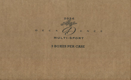 2024 Leaf Decadence Multi-Sport Hobby 3-Box Case