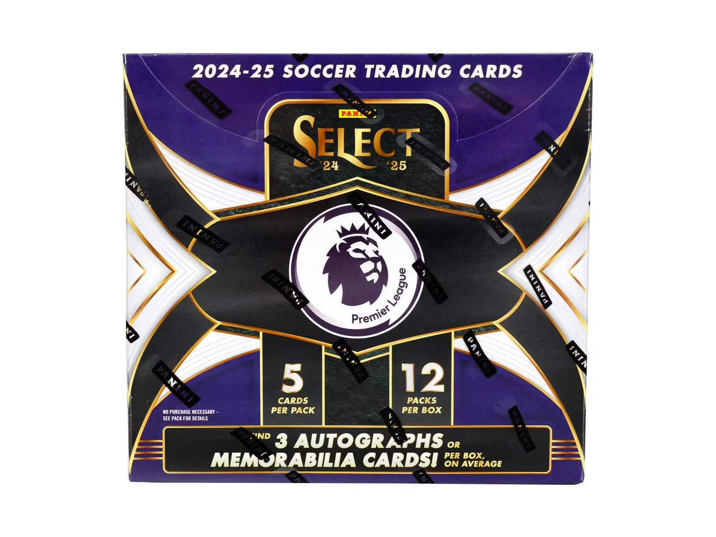 2024-25 Panini Select Premier League EPL Soccer Hobby 12-Box Case