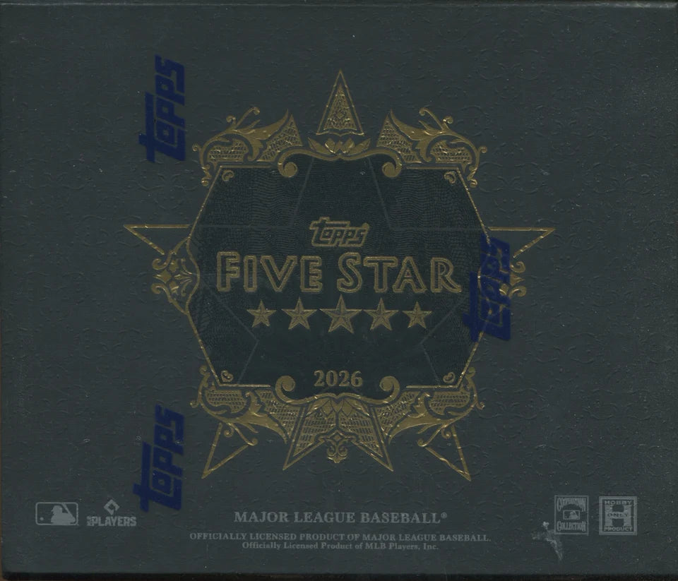 2026 Topps Five Star Baseball Hobby 3-Box Case
