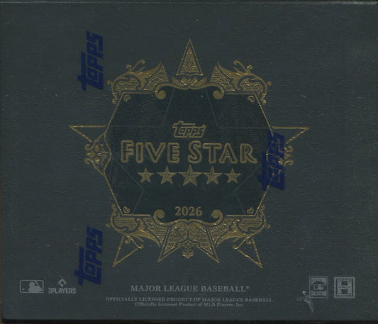2026 Topps Five Star Baseball Hobby 3-Box Case