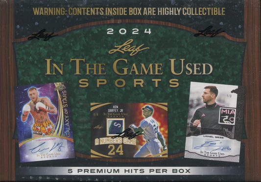 2024 Leaf In The Game Used Sports Box