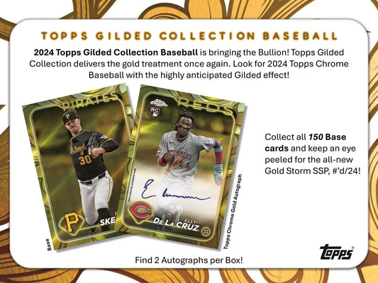 2024 Topps Gilded Collection Baseball Hobby 6-Box Case