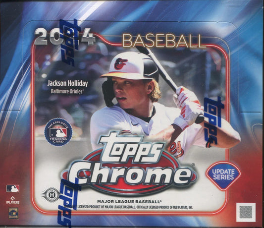 2024 Topps Chrome Update Series Baseball Jumbo Box