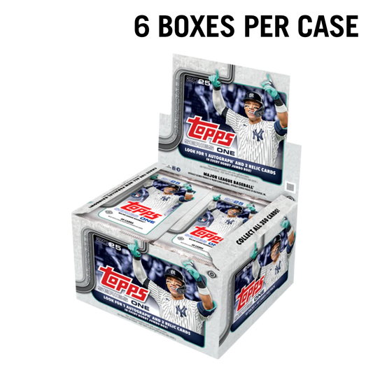 2025 Topps Series 1 Baseball Hobby Jumbo 6-Box Case