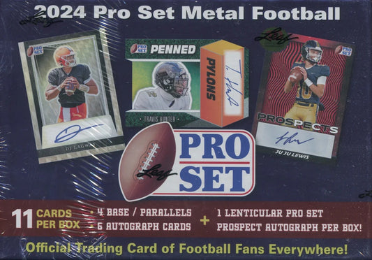 2024 Leaf Pro Set Metal Football Box