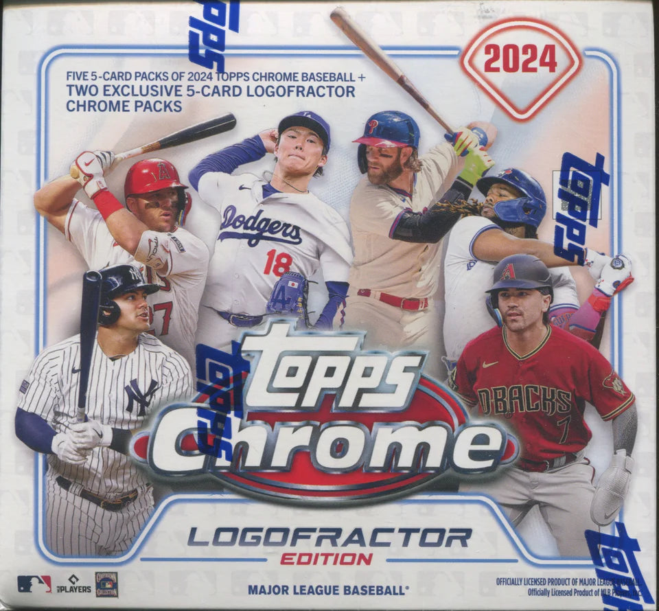 2024 Topps Chrome Baseball Logofractor Edition Box