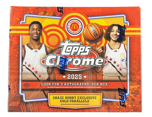 2025 Topps Chrome McDonald's All American Basketball Hobby Box