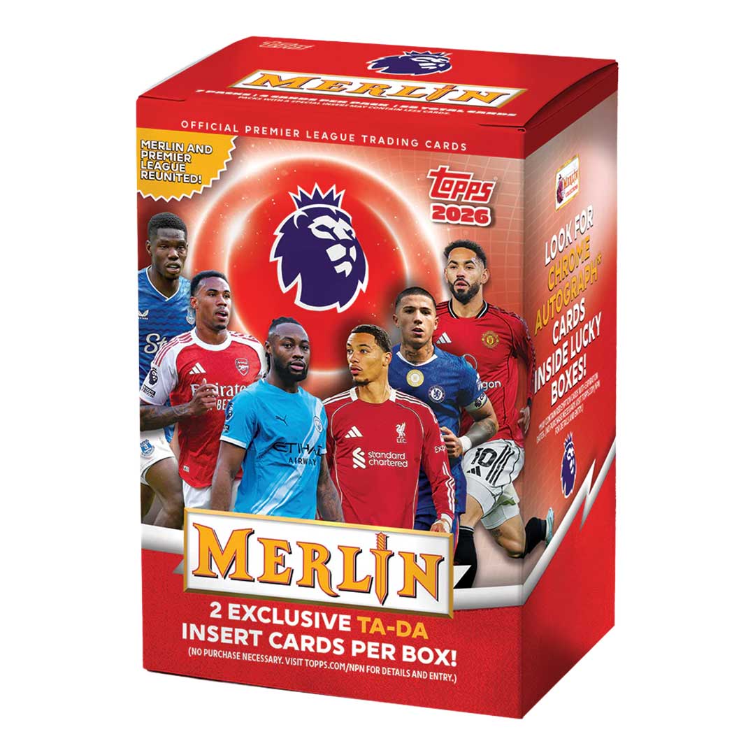 2025-26 Topps Merlin English Premier League Soccer Blaster 40-Box Case