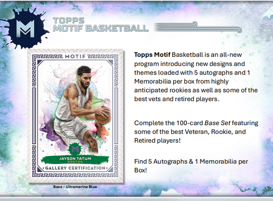 2023-24 Topps Motif Basketball Hobby 3-Box Case
