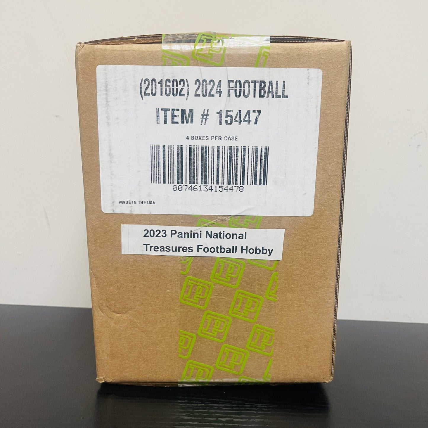 2023 Panini National Treasures Football Hobby 4-Box Case